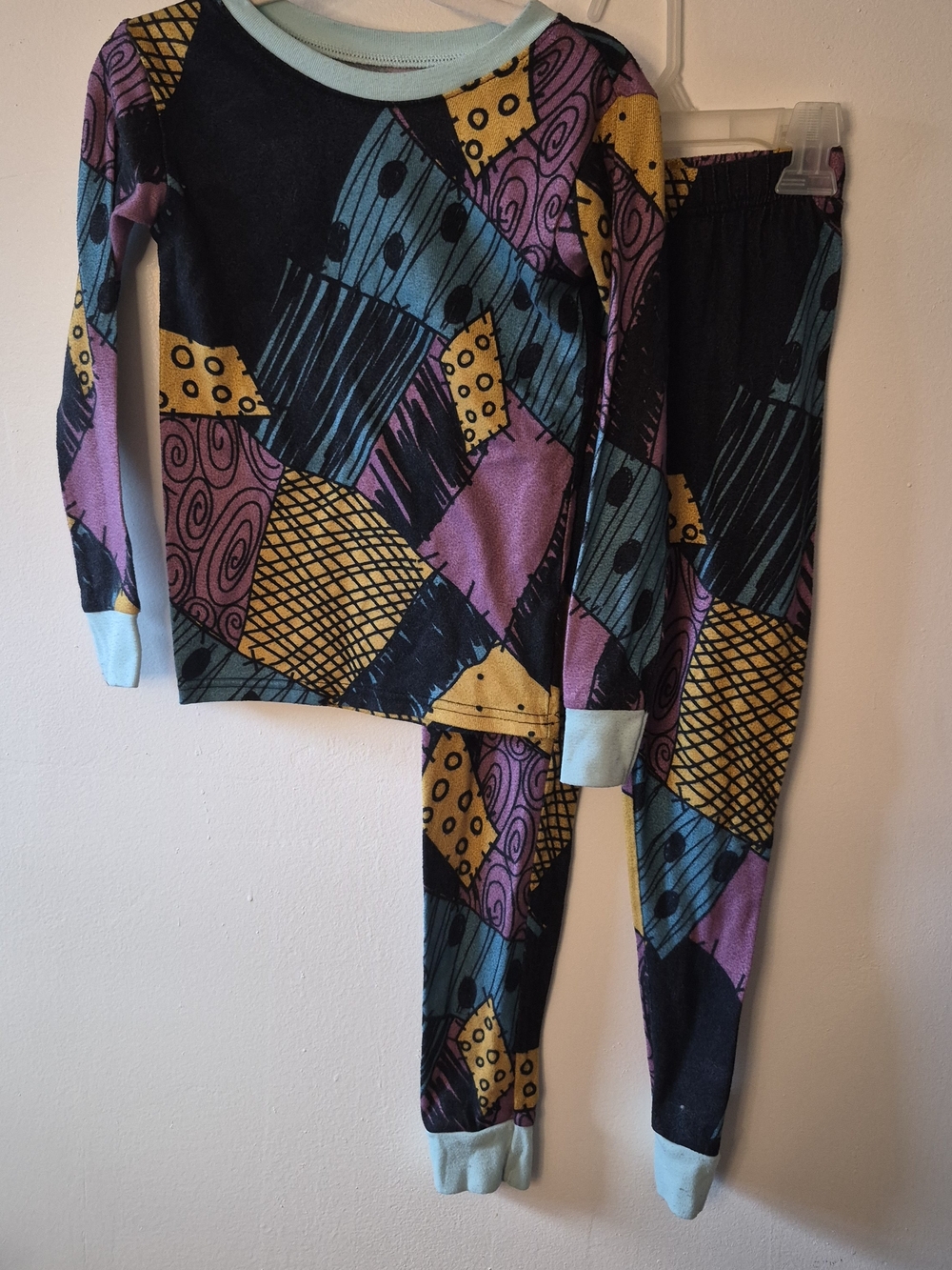 Nightmare Before Christmas Sally Patchwork Pajamas